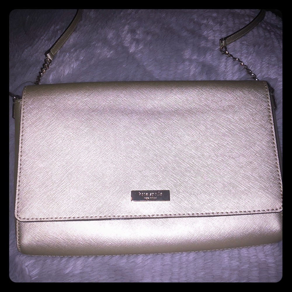 NWT gold shoulder bag